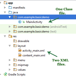 Basic Activity Layouts In Android Studio