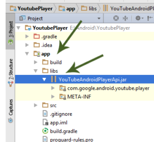 Adding Youtube Api To Application In Android Studio