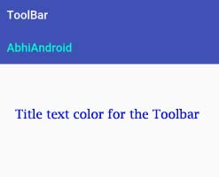 title-text-color-for-the-toolbar-in-android-studio