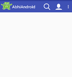 ToolBar Example In Android Studio