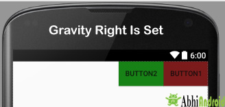 Gravity in Android Linear Layout