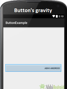 Button Gravity in Android
