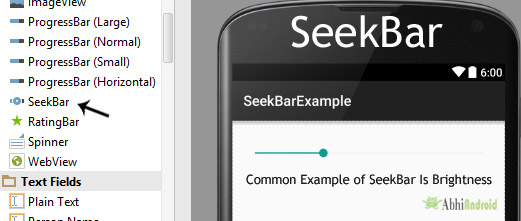 SeekBar in Android