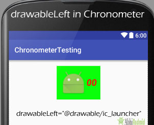 drawable in Chronometer Android