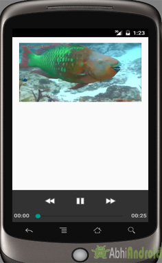 VideoView Example In Android Studio