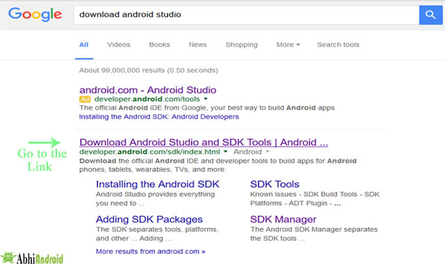 how to Download android studio