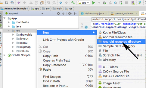 android studio download directory