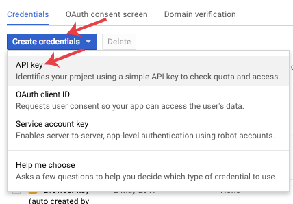 Create-Google-Map-API-credentials