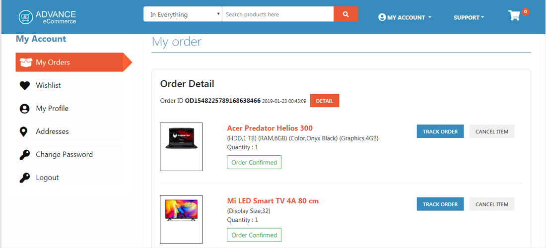 Advance ecommerce website screenshot18