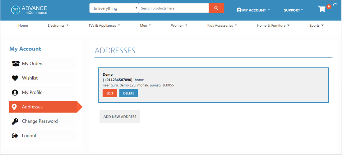 Advance ecommerce website screenshot21