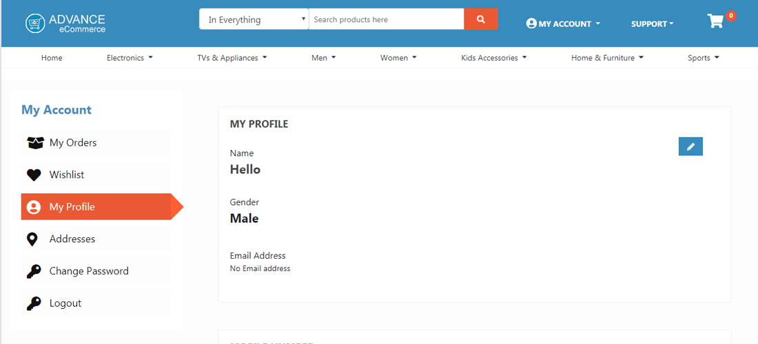 Advance ecommerce website screenshot23