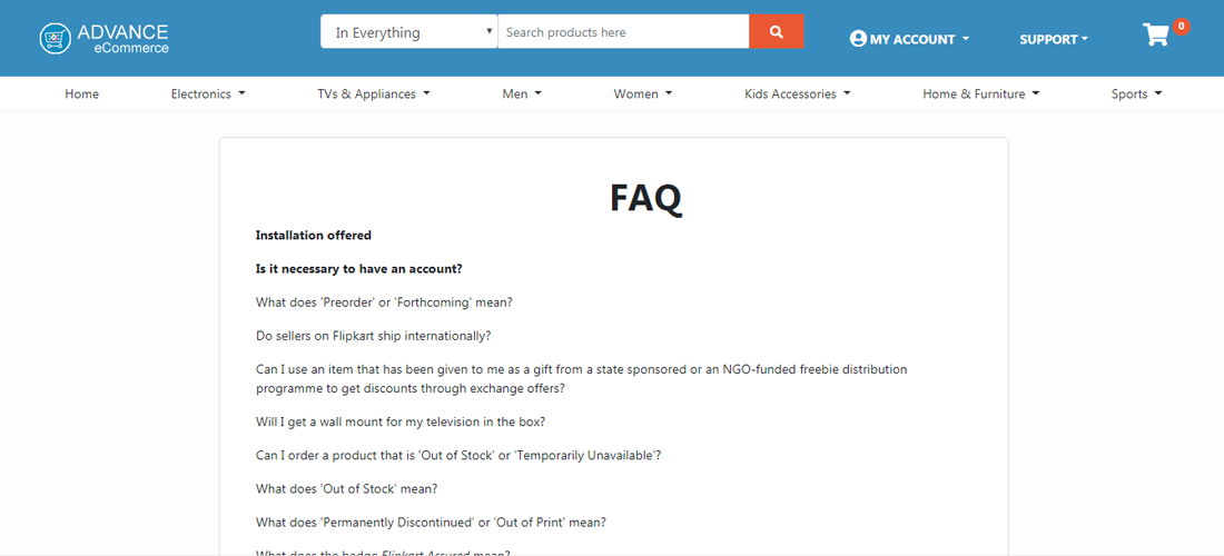 Advance ecommerce website screenshot25