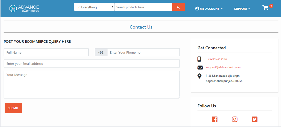 Advance ecommerce website screenshot27