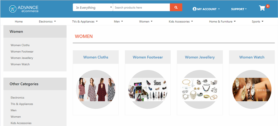 Advance ecommerce website screenshot28
