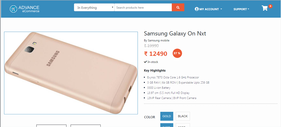 Advance ecommerce website screenshot8