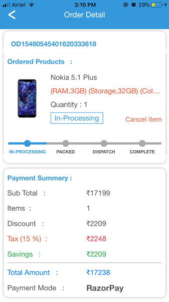 Advance ios ecommerce screenshot5