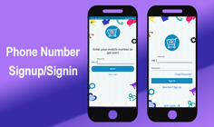 Phone Number Signup Signin