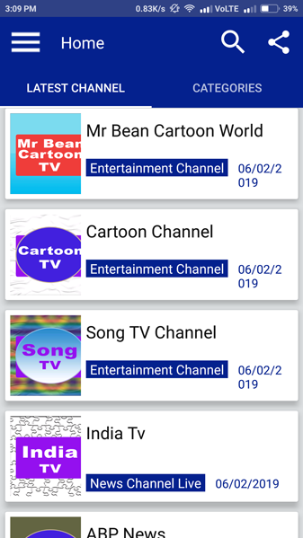 video tv streaming screenshot 1