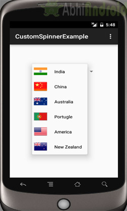 Custom Spinner Tutorial With Examples In Android Studio | Abhi Android