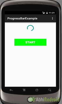 ProgressBar Example in Android Studio
