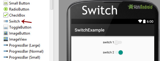 Switch (On/Off) Tutorial With Example In Android Studio | Abhi Android