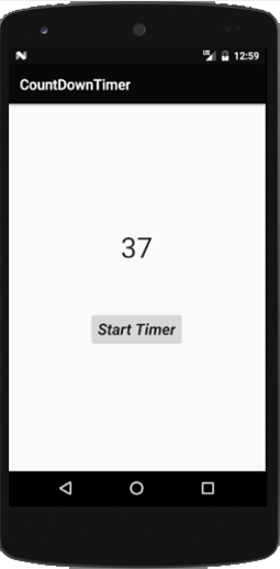 CountDownTimer Tutorial With Example In Android Studio Abhi Android