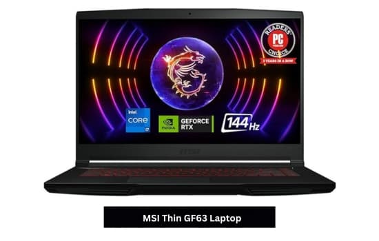 MSI Thin GF63 Laptop
